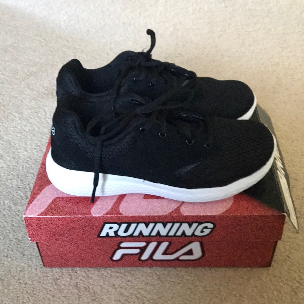 Black FILA Running Sneakers